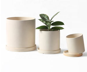 Vaso Moderno Rotondo in Porcellana Non Smaltata per Piante <span class=keywords><strong>Succulente</strong></span>, <span class=keywords><strong>Giardino</strong></span> Domestico, Verticale, Vendita all'Ingrosso - Product Image 6