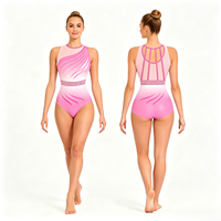 Justaucorps de gymnastique rythmique artistique personnalisé pour la compétition professionnelle, tenue d'entraînement confortable conçue pour l'entraînement des adultes