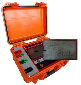 10KV cách điện kháng Tester kỹ thuật số màn hình lớn LCD 1MΩ ~ 1tΩ <span class=keywords><strong>Mega</strong></span> ohm <span class=keywords><strong>Meter</strong></span> megohmmeter điện áp cao kháng <span class=keywords><strong>Meter</strong></span> - Product Image 2