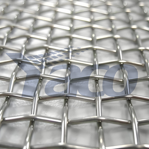 Rouleau <span class=keywords><strong>de</strong></span> filtre en maille métallique ondulée en acier inoxydable à mailles carrées 2x2, tissage uni, avec services <span class=keywords><strong>de</strong></span> soudage et <span class=keywords><strong>de</strong></span> pliage - Product Image 5