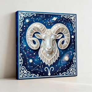 Kit de Pintura de Diamantes <span class=keywords><strong>con</strong></span> Forma Especial de las 12 <span class=keywords><strong>Constelaciones</strong></span>, Tema de Astrología, Arte de Diamantes de Perlas 5D DIY para Adultos Principiantes, Regalo Decorativo - Product Image 4