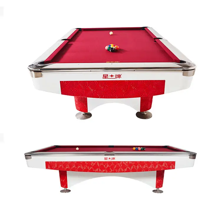 8ft 9ft Solid Wood Material Return The Ball Automatically American Style Snooker Billiard Table Pool Table