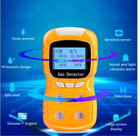 Détecteur de gaz portable CH4 MY400 avec alarme sonore, lumineuse et vibrante ATEX pour les gaz H2S, CO, CO2, CH4, C2H4, VOCS, PM2.5, O3