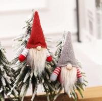 Offre Spéciale dernière conception gnomes de noël jouets en peluche noël Rudolph forêt vieil homme noël poupée sans visage décoration