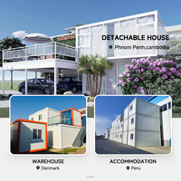 CY Petite Maison Mobile Préfabriquée Pliante Conteneur Portable Maison pour Bureau Entrepôt Magasin ou Chambre à coucher