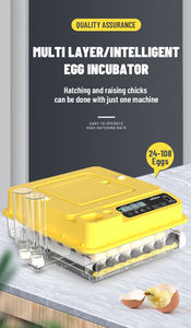 حاضنة بيض كهربائية جديدة من البولي بروبيلين عالية الإنتاجية وأوتوماتيكية بالكامل مع معدل تفقيس 98% - Product Image 5
