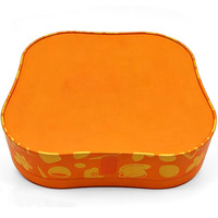 Boîte en métal personnalisée imprimée de qualité alimentaire pour biscuits et gâteaux, idéale pour la boulangerie, les collations et les emballages cadeaux de fêtes