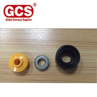 Embout de rouleau de convoyeur en polymère plastique nylon avec trou intérieur rond pour rouleau de 50 mm de diamètre