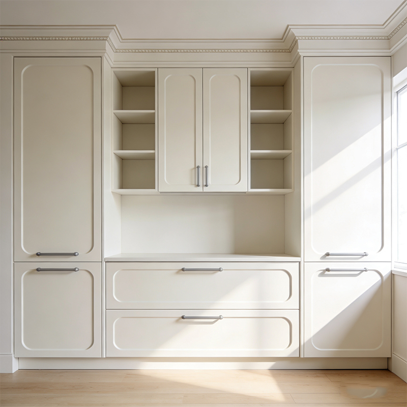 Custom Wooden French Kitchen Cabinets Set