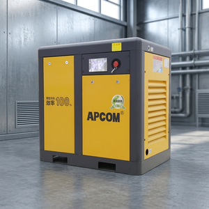 เครื่องอัดอากาศแบบสกรูโรตารี่ APCOM 37KW 50HP แม่เหล็กถาวร VSD ประหยัดพลังงาน เสียงเบา สำหรับอุตสาหกรรม 0.7/0.8/1.0Mpa - Product Image 1
