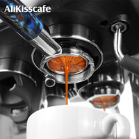 Porte-filtre à café sans fond CNC Lay-Flat 51mm 54mm 58mm pour machine à expresso DeLonghi Breville E61, accessoires et outils de barista