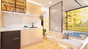 Đương đại di động một khung cabin hiện đại Tiny Eco House đúc sẵn cho urbanites thép có thể tháo rời <span class=keywords><strong>container</strong></span> cho đô thị - Product Image 3
