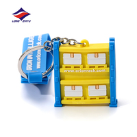 Longzhiyu 20 jaar fabriekservaring, op maat gemaakte cartoonvormige rubberen sleutelhanger 2D/3D PVC zachte rubberen sleutelhanger voor promotionele geschenken