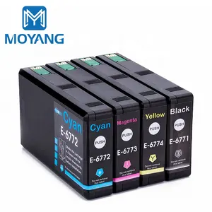 MoYang Compatible avec EPSON T6771-4 cartouche d'encre WorkForce Pro WP-4011/4511/4521/4531 cartouche d'imprimante T6771 T6772 T6774