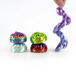 Feeron Jouet sensoriel anti-stress torsadable en PLA multicolore, imprimé en 3D, forme de boule, 3.3x5.5cm - Product Image 2