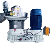 Prix de la machine de fabrication de granulés de bois de biomasse haute performance 1.5-2 t/h avec moule en acier inoxydable # woodpelletmachine # woodchipper