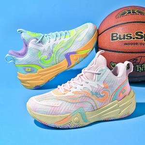 รองเท้าบาสเก็ตบอลผู้ชายแบบตาข่าย พื้นรองเท้า EVA กลาง พื้นรองเท้าด้านนอกทำจากยาง ดีไซน์เท่ ใช้ได้ทุกฤดู สำหรับกิจกรรมกลางแจ้ง - Product Image 6