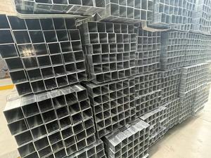 Tubes carrés soudés en <span class=keywords><strong>acier</strong></span> non allié galvanisé à chaud, profilés carrés <span class=keywords><strong>40x40</strong></span> 100x100mm, norme ASTM - Product Image 6