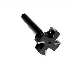 Fresa de carburo indexable S1245H124T para madera, para la industria de la fabricación de muebles en EE. UU., cortador de inserción compacto reemplazable de 4 dientes - Product Image 1