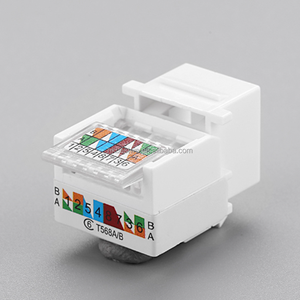 Modules réseau vocaux Keystone Jacks CAT5E/CAT6 à raccordement sans outil, fournis directement par l'usine - Product Image 5