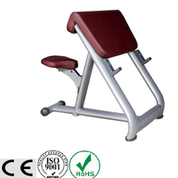 Appareil de musculation assis pour curls à la presse, avec tube de 2,5 mm d'épaisseur