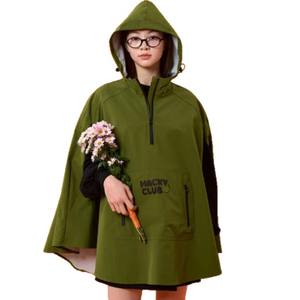 Impermeable Tipo Poncho Hacky Club, Negro, Ligero, para Viajes, para Adultos - Product Image 2