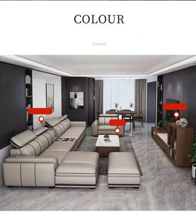 Set <span class=keywords><strong>Sofa</strong></span> seksi kulit asli Italia kualitas tinggi dengan Speaker dan proyektor <span class=keywords><strong>Sofa</strong></span> ruang keluarga dengan harga murah - Product Image 6