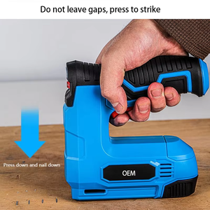 AKX Tool American Warehouse Sales direttamente Cordless <span class=keywords><strong>Tacker</strong></span> pistola elettrica a fiocco portatile durevole al litio chiodatrice - Product Image 4