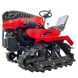 Cultivador de orugas mini tractor de granja multiusos campo de arroz y campo seco con precio competitivo