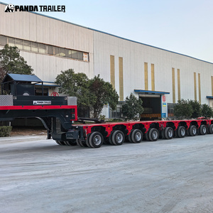 Semi-remorque en acier Nicolas Heavy Haul |   Système d'essieux modulaire hydraulique >220T de capacité de charge pour le transport industriel - Product Image 3