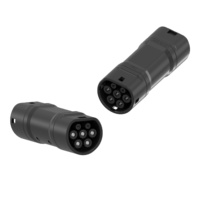 Adaptateur triphasé 380V GB/T vers Type 2, prise de charge haute puissance pour véhicules électriques européens