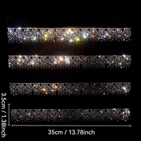 Motifs de transfert thermique créatifs en cristal de diamant brillant, strass pour écharpe, accessoires vestimentaires