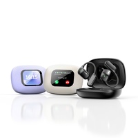 OWS LX-80 Écouteurs à écran tactile LED couleur pleine, écouteurs sportifs à conduction aérienne avec ANC+ENC