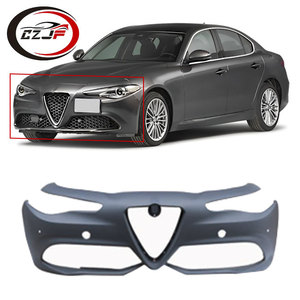 Parachoques delantero deportivo CZJF con orificio de radar para remolque para <span class=keywords><strong>Alfa</strong></span> <span class=keywords><strong>Romeo</strong></span> Giulia 2017 2018 2019 2020 50548802 - Product Image 1