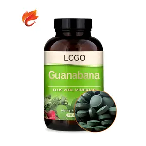 Herbal Graviola Guanabana compresse pillole compresse masticabili pellet 600Mg