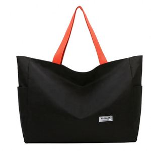 Women's XL Extra Large Plain <b>Canvas</b> <b>Tote</b> Bag with Open-ended Closure Portable Design for Leisure Travel Yoga - Product Image 1