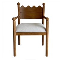 Fauteuil en bois de bouleau massif de style français moderne et luxueux JP pour salle à manger, maison, hôtel, bar à domicile