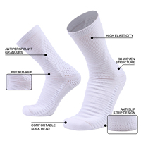 Chaussettes de basketball professionnelles OEM respirantes et amortissantes, chaussettes de compression personnalisées, chaussettes de performance d'élite, chaussettes de basketball