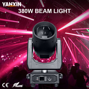 Faro mobile a fascio ad alta luminosità da 380W con prisma arcobaleno e gobo per palcoscenici rotanti, ideale per discoteche ed eventi musicali dal vivo - Product Image 5