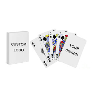 Naipes Personalizados Impresos a Medida, Resistentes al Agua, con Logotipo y Foto Personalizados, <span class=keywords><strong>para</strong></span> Bodas, Fiestas, Promoción Empresarial, Regalo - Product Image 1