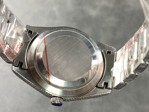 Lüks platin C + fabrika 41MM 3235 otomatik hareket 904L Moissanite elmas mekanik kol saati özel logo ile