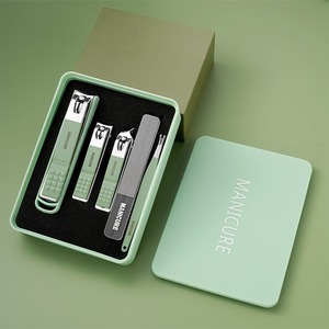 Kit de coupe-ongles professionnel 5 en 1 en acier inoxydable durable et portable, ensemble de soins personnels pour femmes avec boîte - Product Image 6