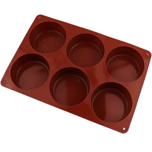 Stampo <span class=keywords><strong>in</strong></span> <span class=keywords><strong>Silicone</strong></span> per Torte a 6 Cavità Rotonde, Formato Grande, <span class=keywords><strong>Stampi</strong></span> per Sapone, <span class=keywords><strong>Stampi</strong></span> per Candele <span class=keywords><strong>in</strong></span> <span class=keywords><strong>Silicone</strong></span> - Product Image 3