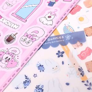 Feuille d'autocollants personnalisés en vinyle imperméable découpés à la forme pour journalisation, agenda, ordinateur portable, scrapbooking – Papeterie mignonne et personnalisée - Product Image 5