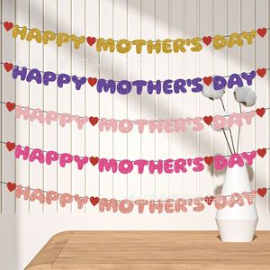Happy Mothers Day Glitter <b>Banner</b> Decorations For Party Scene Decoration - Product Image 1