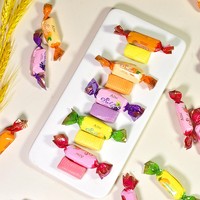Vente en gros de bonbons personnalisés 500g doux gommeux mélange de fruits de Malaisie bonbons doux saveur bonbons à mâcher sugus bonbons au caramel
