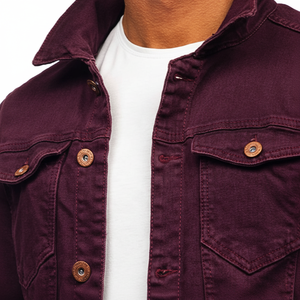 Veste en jean pour homme en matériau durable, très vendue, prix raisonnable, designs uniques, veste en jean pour homme entièrement personnalisable - Product Image 1