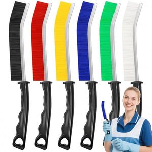 Crevice Cleaning Brushes Long Handle Dead Angle Cleaning Porcelain Plate Hair Dust Brush <b>Gap</b> Bathroom Toilet Kitchen Brush - Product Image 2