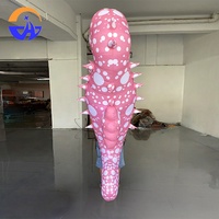 Chenghuang Grand Modèle Gonflable de Hippocampe, Accessoire de Défilé pour Spectacles de Festival, Carnavals et Événements, Personnage de Dessin Animé Festif
