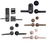 Cerradura Inteligente para Habitaciones de Hotel, Cerradura para Manija de Puerta de Apartamento, Cerraduras para Puertas con Tarjeta de Hotel